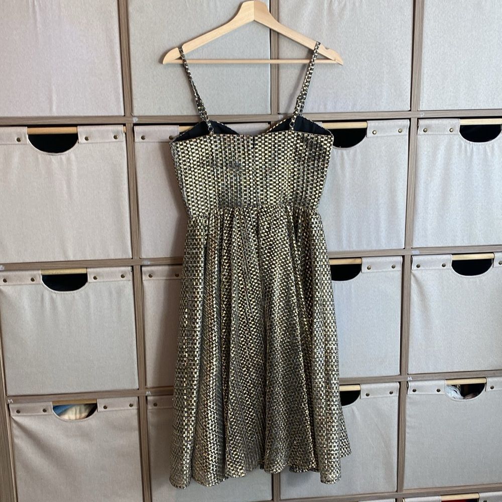 Dress The Population Rachael metallic midi dress - Picture 8 of 10